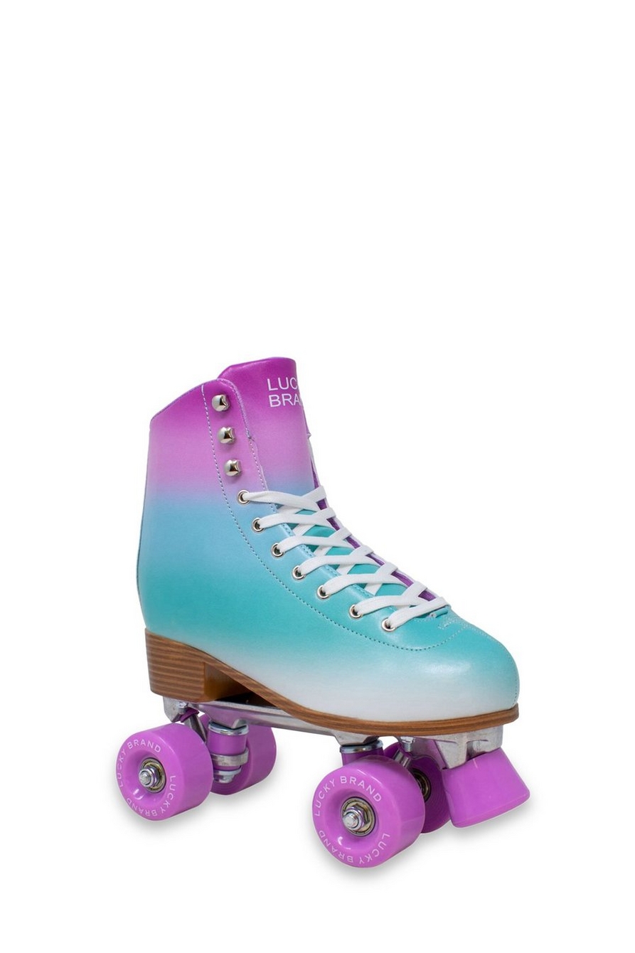 ombre tie dye roller skate